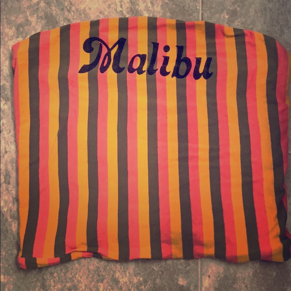 Striped Malibu Tube Top